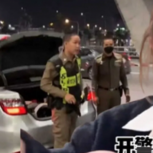中国网红闯祸！给钱让泰国警车开道惹议 连夜逃出境