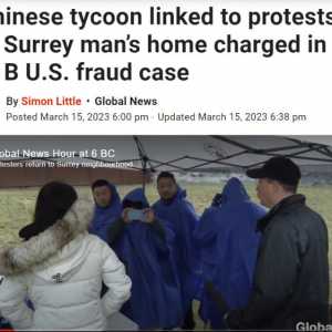 郭文贵在美国涉嫌诈骗被捕，曾花钱雇人在加拿大搞抗议活动