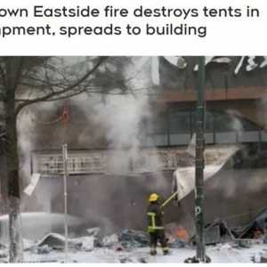 ?恐怖! 温哥华市中心突发爆炸大火 华人戏院遭殃! 惊天巨响连环炸!