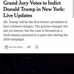 特朗普回应被起诉 怒斥美国史上最高水平政治迫害