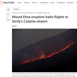 灾难! 旅游胜地火山疯狂喷发 熔岩从天流下! BC省警告: 悲剧恐重演!