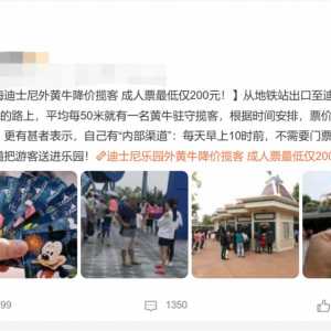 我在迪士尼工作:月入3千，靠爱发电