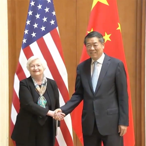 中副总理何立峰见叶伦 称泛化国家安全不利经贸往来