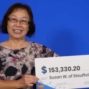华人女子万锦买彩票中大奖，丈夫却告诉她只中了$153