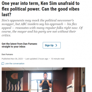 温哥华首位华裔市长受媒体狂捧：上任1年表现满分，魅力爆表！