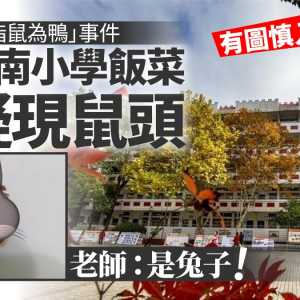 湖南小学餐吃出疑似鼠头 牙齿白毛…老师:是兔子