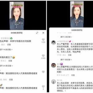 一则视频下方 6万网友喊"从未投给这些人大代表"！
