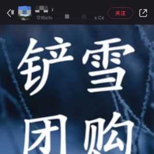 华人团购铲雪疑掉坑：收钱后将客户拉黑，数十人上当