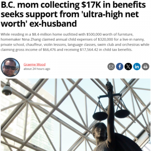 大S都自叹不如！西温华人妈妈向前夫索要巨额赡养费，亮瞎眼！