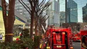 日本怎么了？东京新宿12层大楼窜火 传至少7伤