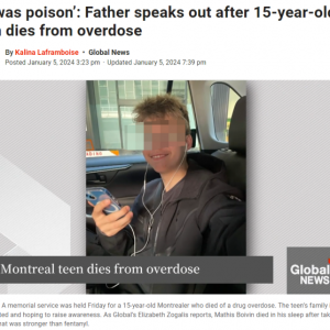 "只需一颗，就是毒药"! 加拿大15岁少年吃了它 睡梦中死亡