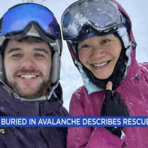 加州华裔夫妇滑雪 遇雪崩遭活埋 死里逃生只因...