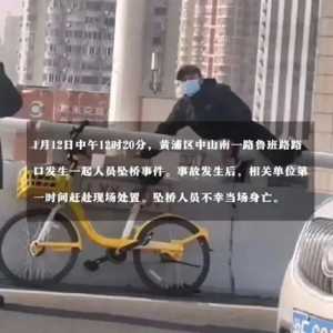 太痛！口罩男大桥一跃而下 最后一刻仰望苍天略带不舍……