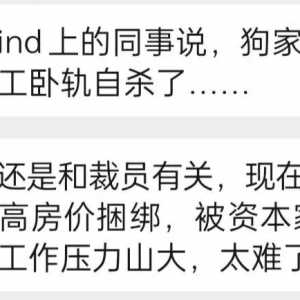 “养老厂”爆改“裁员大厂”？传有谷歌员工自杀…