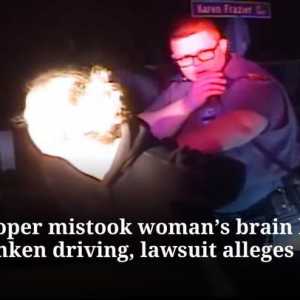 脑出血遭误判酒驾被逮  华州女驾驶一度命危  涉案警挨告