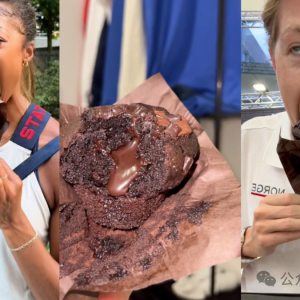 笑疯！巧克力蛋糕成巴黎最大赢家？各国运动员为抢一口集体冲食堂：做甜点法国人终于行 ...