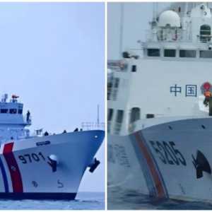 中国海警:菲律宾海警船仙宾礁故意冲撞我舰