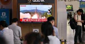 韩国军方报告：朝鲜发射多枚短程弹道导弹