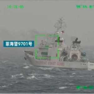 菲律宾海警船驶离仙宾礁 船员:喝雨水、生怪病