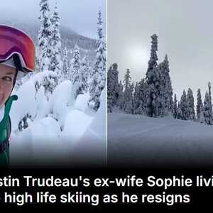 特鲁多辞职后, 前妻的反应很扎心:滑雪享受奢华生活