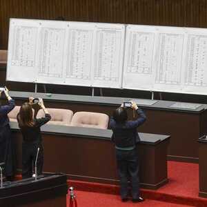 台湾总预算财划法覆议案 遭蓝白否决
