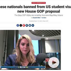 突发！美国议员提议立法禁止中国留学生获得美国学生签证
