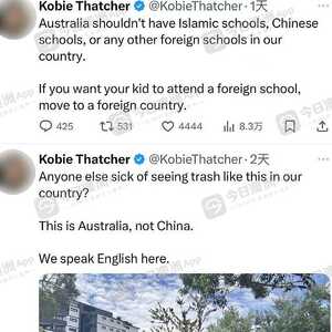 “学中文，去海外！”澳洲中文学校横幅引爆热议！西女网上吐槽“垃圾”，反遭网友群批“种族主义”