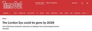 伦敦著名地标“伦敦眼”2028年将寿终正寝