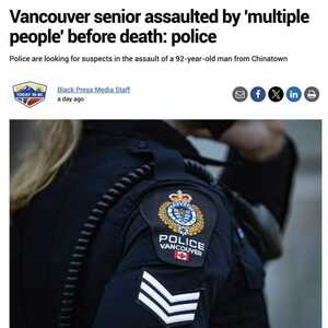 惊悚! 92岁华裔老人遭围殴死亡! 10罪通缉犯纵火烧警察!