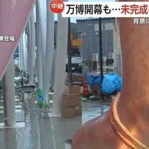 大阪世博会秒变翻车现场！屋顶各种漏雨，印度馆甚至都没造好....