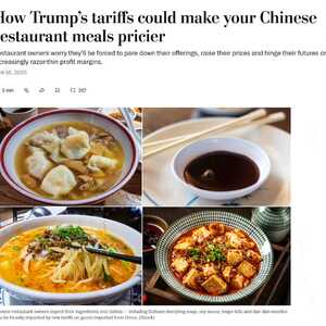 美国网友真绷不住了！关税涨一圈后发现自己只吃得起中餐了，结果现在中餐馆也涨疯了