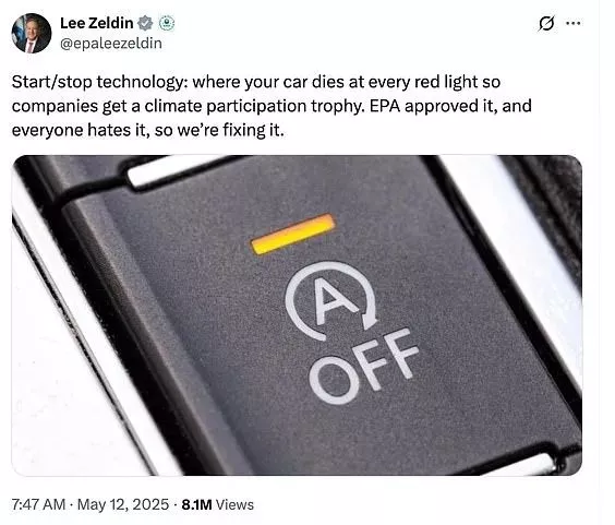 喜大普奔！美国汽车终于要废除“自动启停”功能了