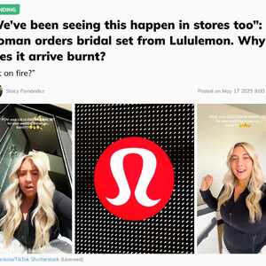 美国妹子Lululemon网购衣服，然而收到包裹后，她却一秒变脸气得差点破口大骂