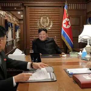 出席九三阅兵 金正恩搭防弹专列抵京 车厢内画面曝光