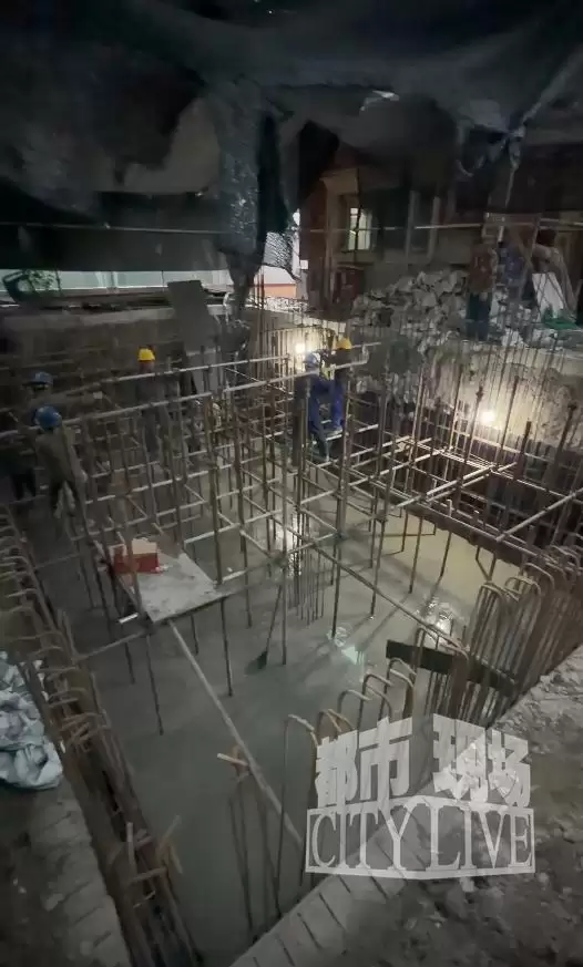 上海豪宅私挖300平地下室 致邻居房屋开裂 立案