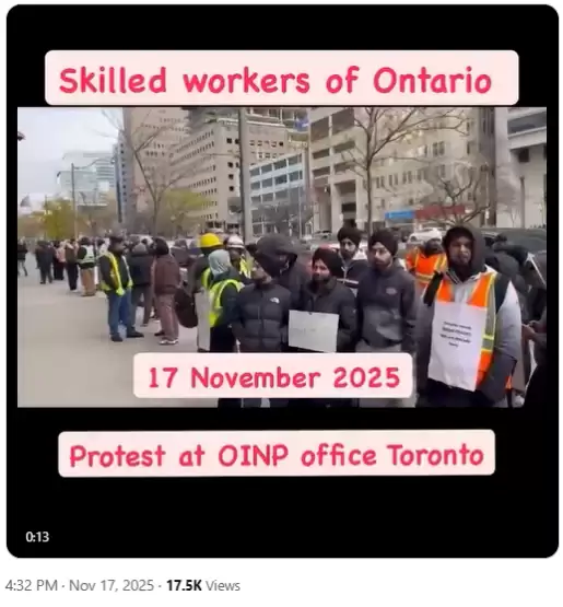 "整个旁遮普都来了"!多伦多等地爆发抗议 数千人PR梦碎、被迫回国
