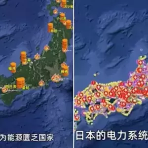 中国博主制“扒光日本命脉地图” 喊“一击必瘫”