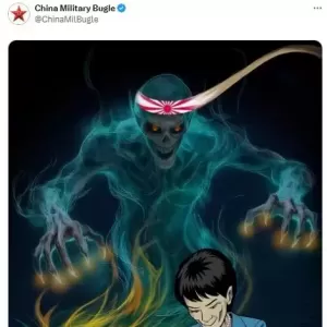 中国军号发漫画图 痛批“高市早苗为日本军国主义招魂”