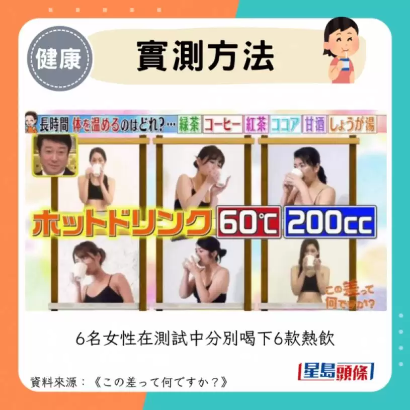 日本实测6大暖身饮品 姜茶不是最保暖？第1名暖足1小时！咖啡越饮越冻？