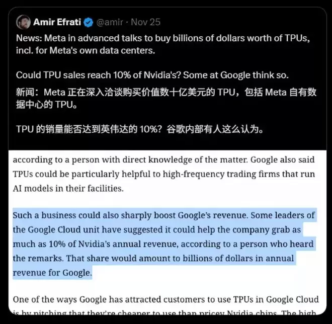谷歌憋了十年的大招，让英伟达好日子到头了？