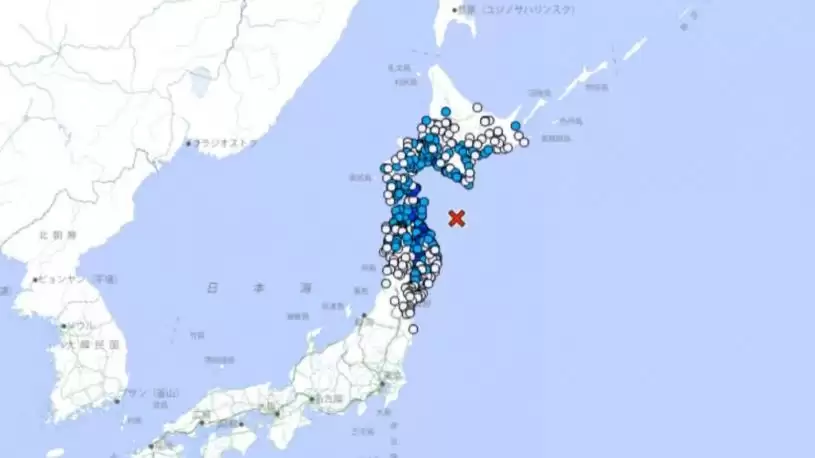 日本地震︱青森县外海再现5.9级地震