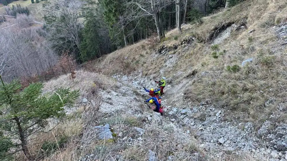 8名20岁左右中国游客德国登山遇险 当地出动直升机