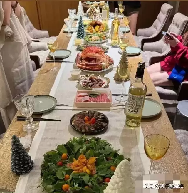 马筱梅圣诞家中待客，玥儿箖箖惊喜出镜