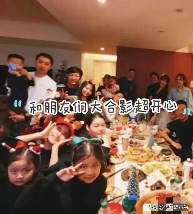 马筱梅圣诞家中待客，玥儿箖箖惊喜出镜