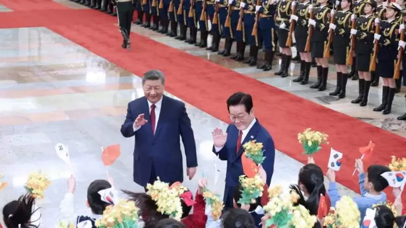 李在明访华︱韩媒：习近平赠多项礼物  包括电动单车彭丽媛CD