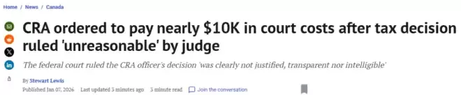 CRA也会栽跟头! 一通电话成"把柄", 被罚支付$9500诉讼费!