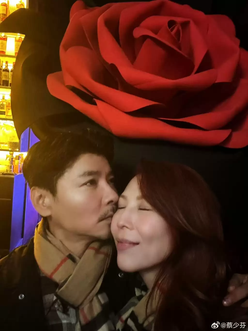 蔡少芬与老公张晋庆祝结婚18周年  上载健身相晒“老鼠仔”：几时可以大只过你？