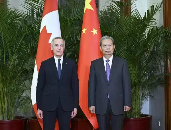 全国人大常委会委员长赵乐际会见加拿大总理卡尼