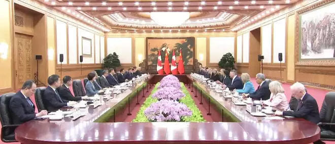 中国和加拿大领导人会晤联合声明