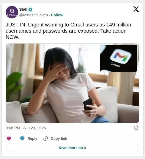 惊！1.5亿账号裸奔网络 Gmail用户最危险